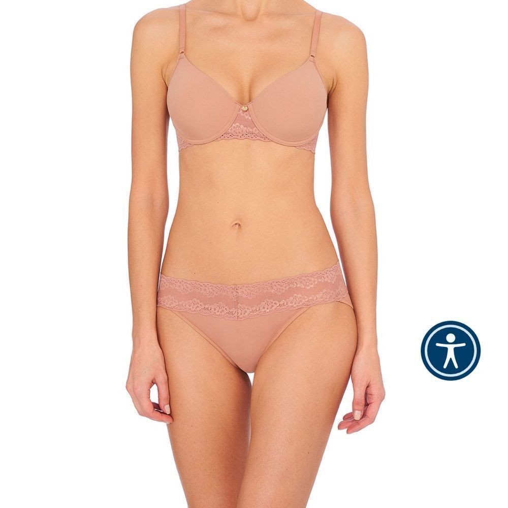 Natori bliss nwot perfection underwire contour bra in clay rose 32ddd